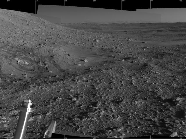 Spirit Rover at Engineering Flats on Mars