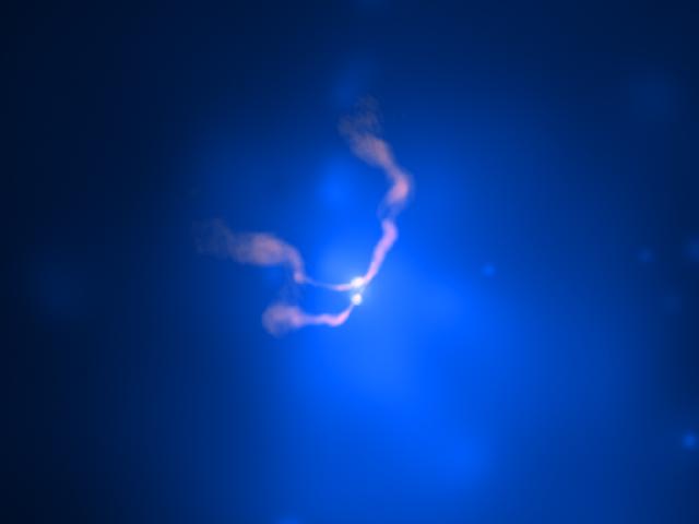 Binary Black Hole in 3C 75