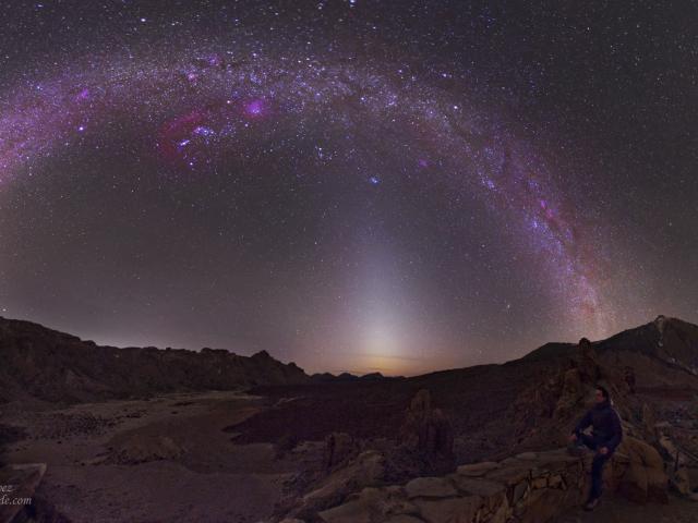 Zodiacal Light Vs. Milky Way
