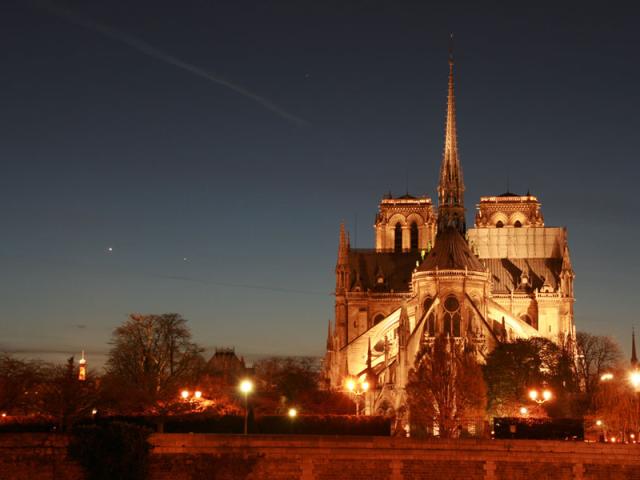 Mercury and Venus Over Paris