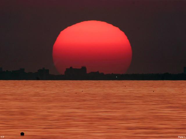 Sunset on a Golden Sea