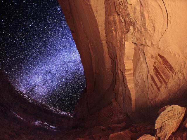 Milky Way Over Ancient Ghost Panel