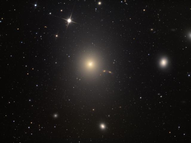 M87: Elliptical Galaxy with Jet
