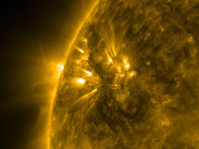 Dark Filament of the Sun