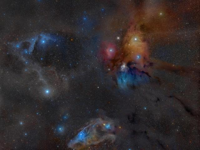 Rho Ophiuchi Wide Field