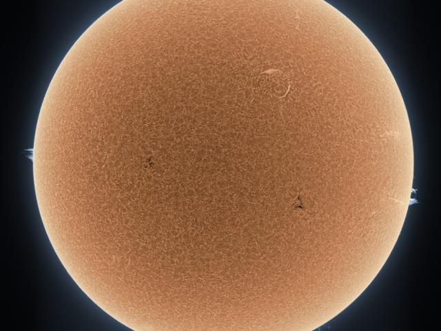 Orange Sun Simmering