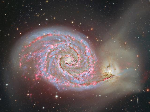 Hydrogen in M51