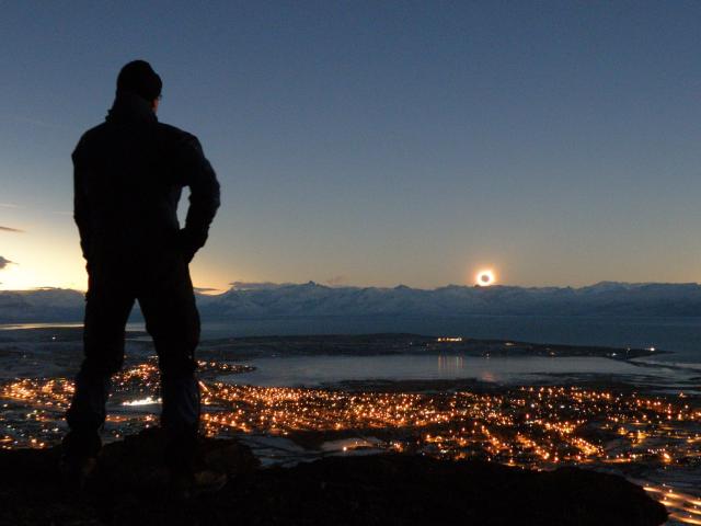 Andes Sunset Eclipse