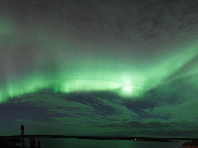 Northern Lights over Prelude Lake
