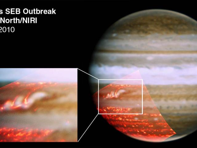 Dark Belt Reappearing on Jupiter