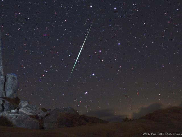Meteor in the Desert Sky
