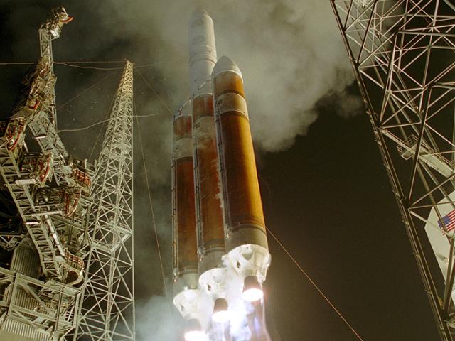 Launch of a Delta IV Heavy