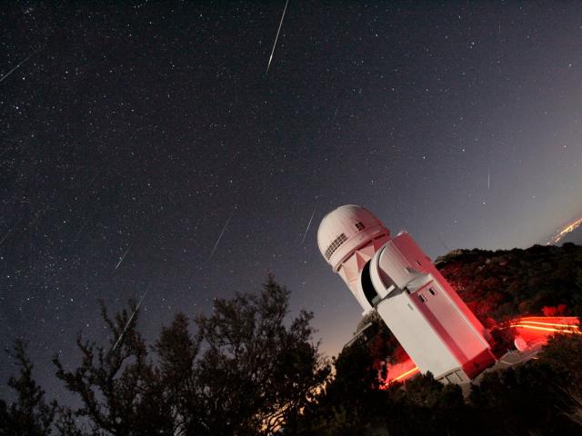 Geminids over Kitt Peak