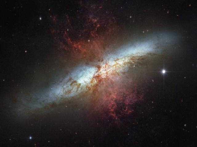 M82: Galaxy with a Supergalactic Wind