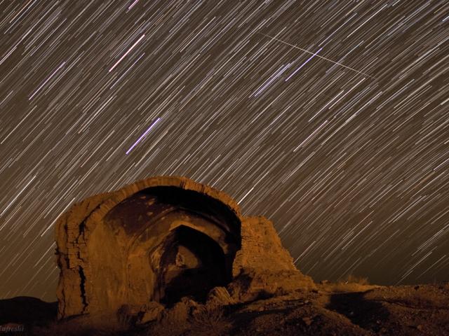 Quadrantids over Qumis