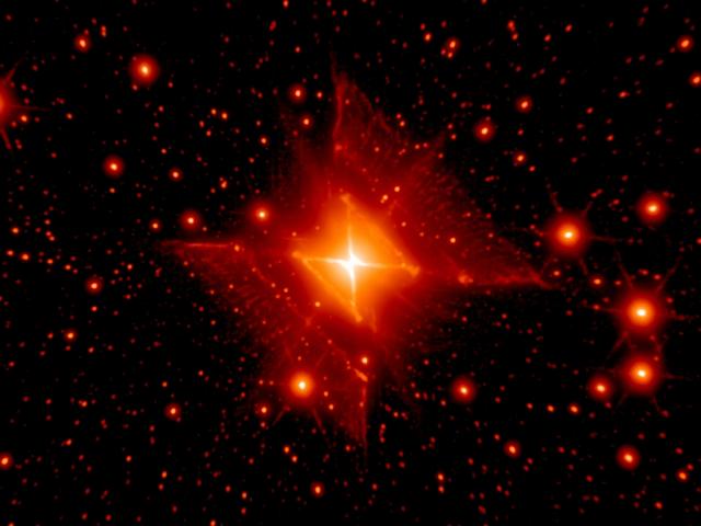 MWC 922: The Red Square Nebula