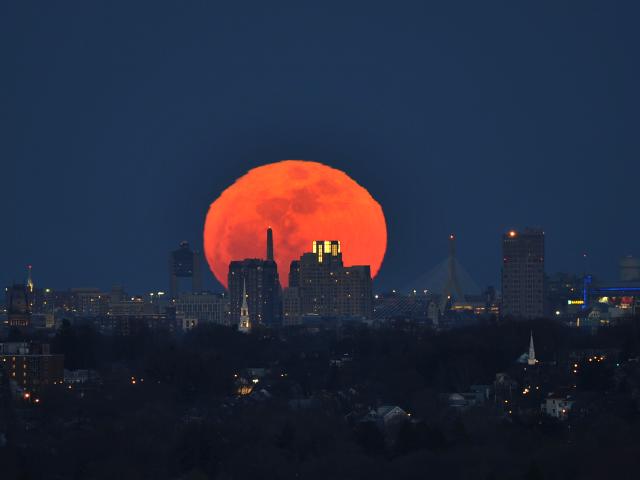 Boston Moonrise