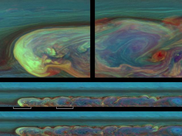 Saturn Storm Panoramas