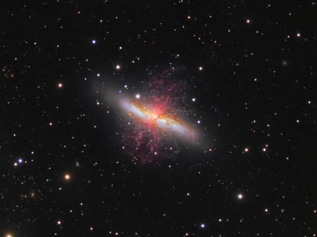 M82: Starburst Galaxy with a Superwind