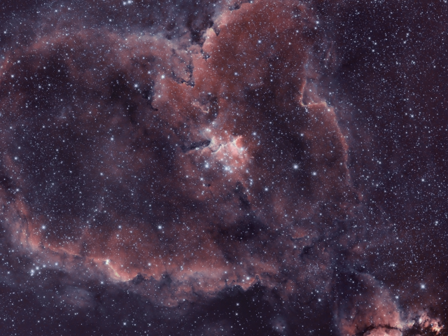 IC 1805: The Heart Nebula in HDR