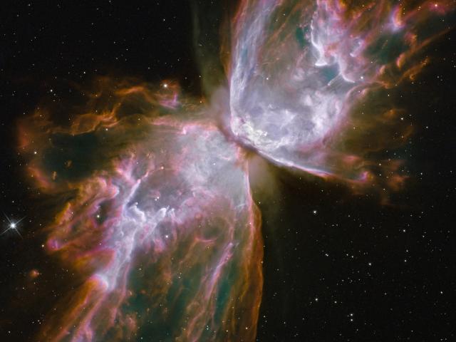 The Butterfly Nebula from Hubble