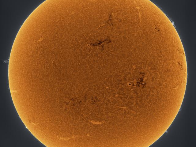 Orange Sun Scintillating