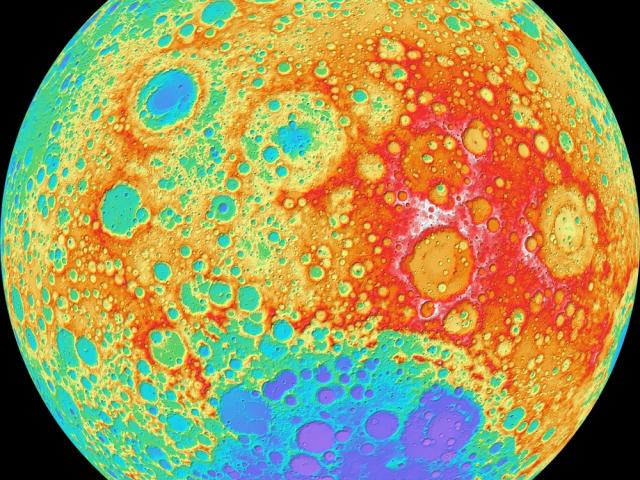 A Colorful Side of the Moon