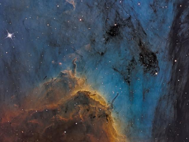 Pelican Nebula Close Up