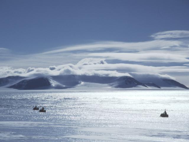 APOD: 2011 December 11 Searching for Meteorites in Antarctica