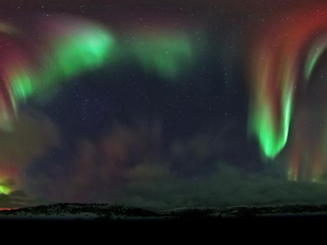 A Full Sky Aurora Over Norway