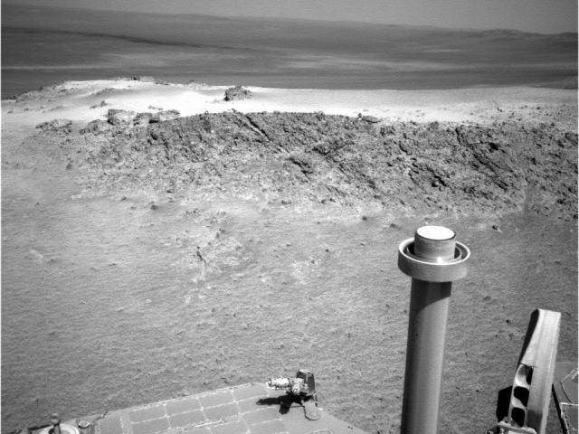 Opportunity Rover Spots Greeley Haven on Mars