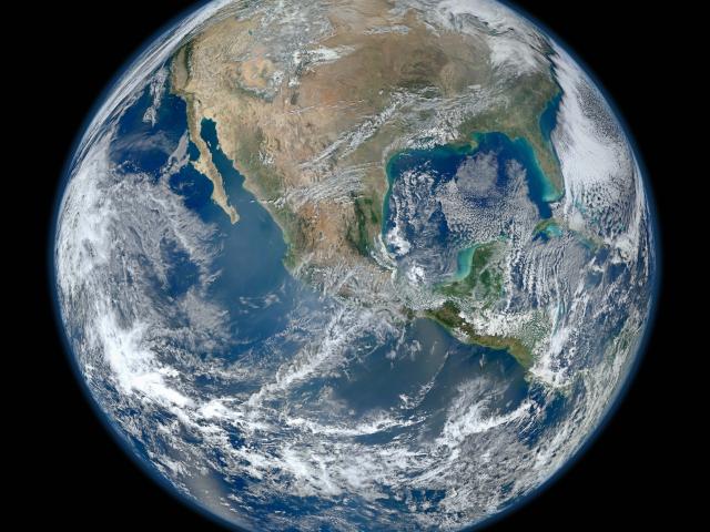 Blue Marble Earth from Suomi NPP