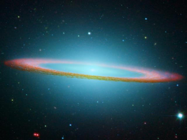 The Sombrero Galaxy in Infrared