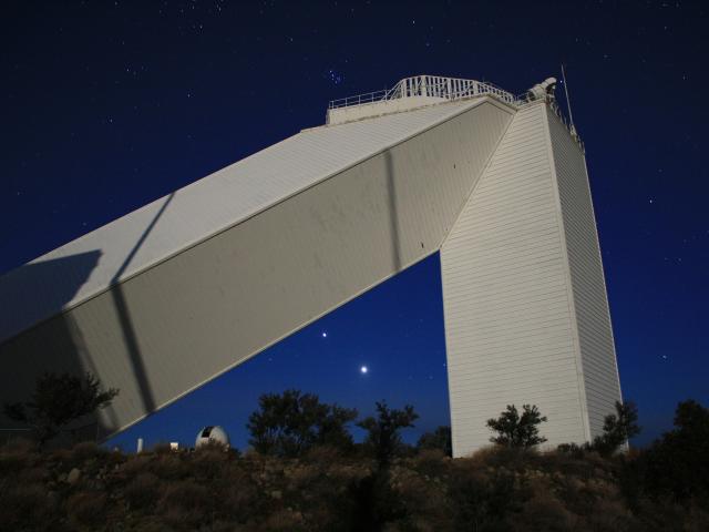 Bright Planets at McMath-Pierce Solar Telescope