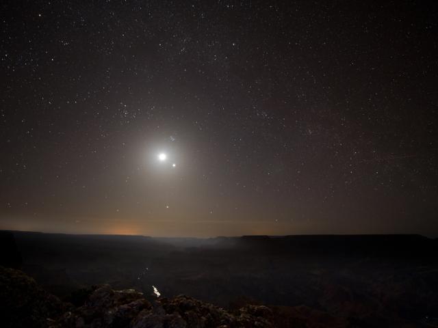 The Grand Canyon in Moonlight