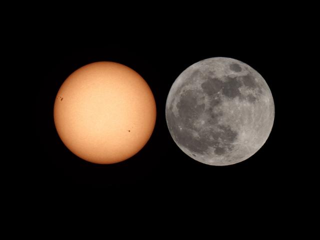 Sun vs Super Moon