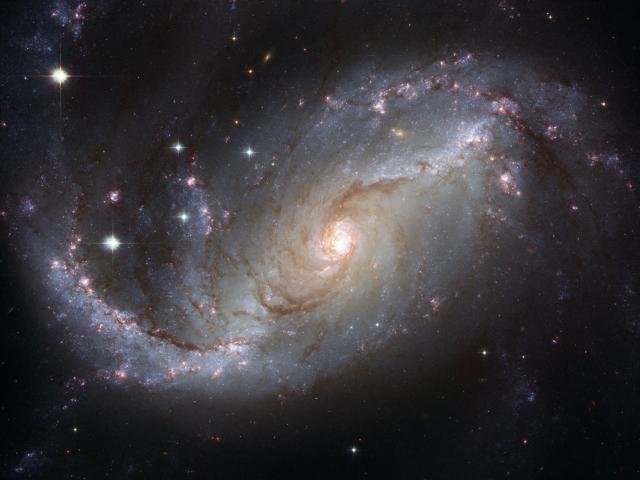 Spiral Galaxy NGC 1672 from Hubble
