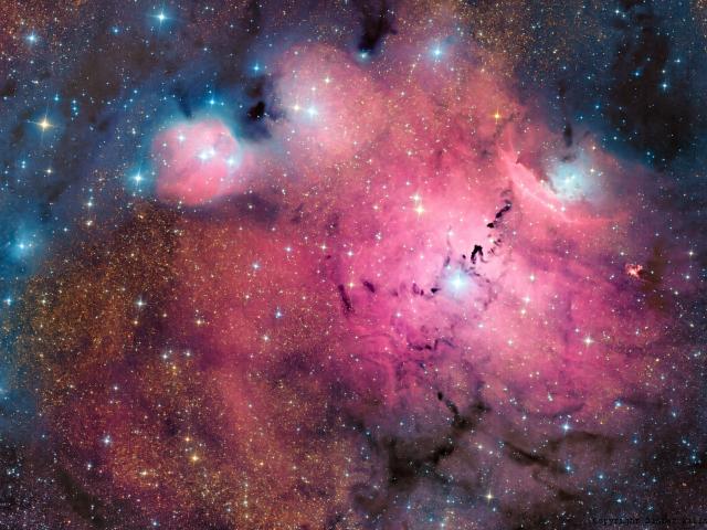 Simeis 188 in Stars, Dust and Gas