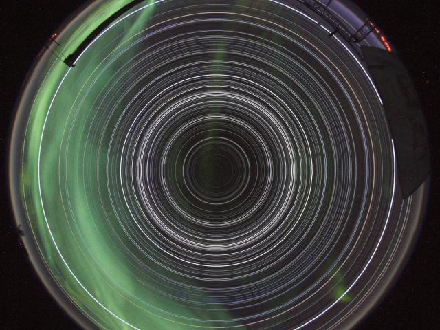 South Pole Star Trails