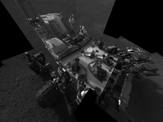 Curiosity on Mars: Still Life with Rover