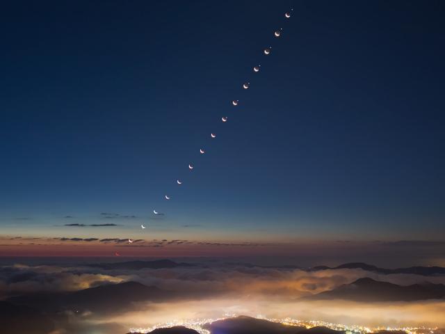 Moon Meets Morning Star