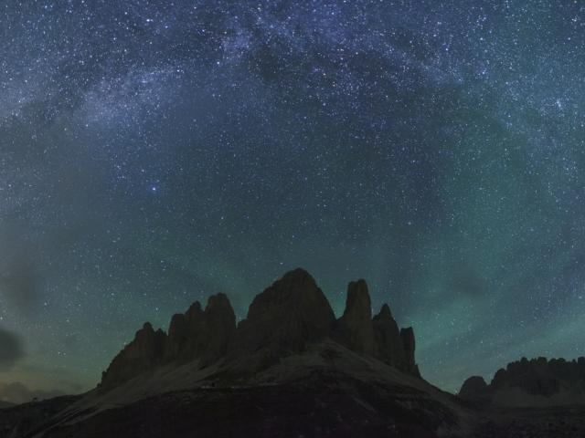 Airglow over Italy