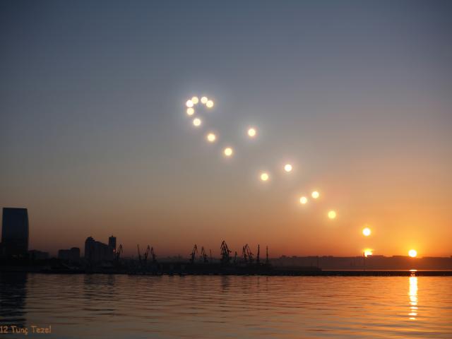 Sunrise Analemma (with a little extra)