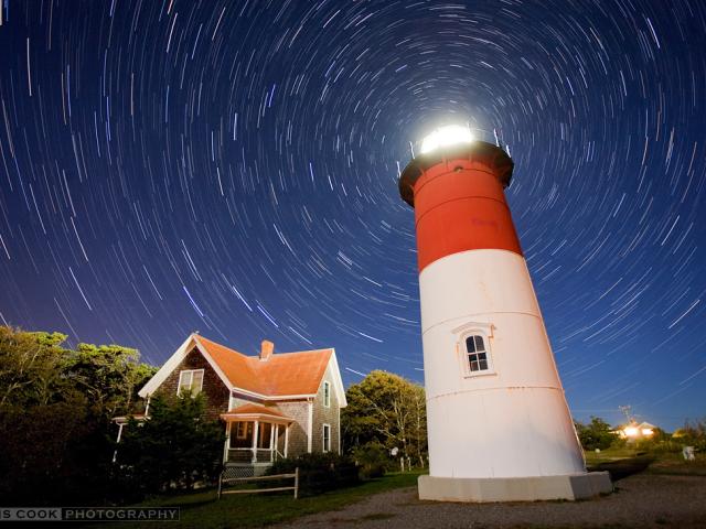 Nauset Light Star Trails