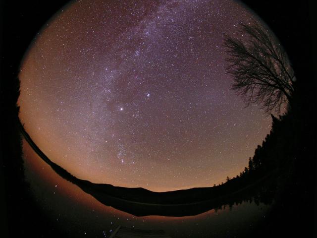 Zodiacal Light and Milky Way