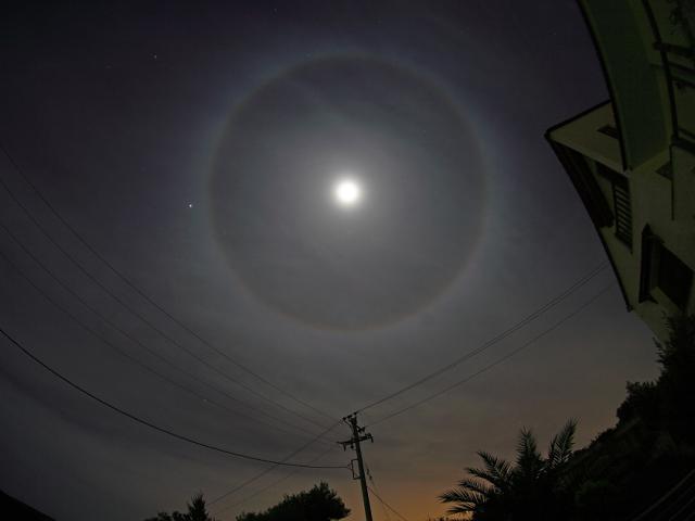 A Halo Around the Moon