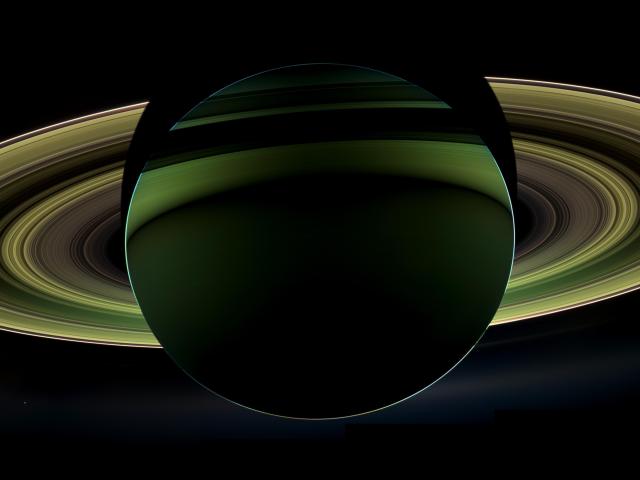 Saturn at Night