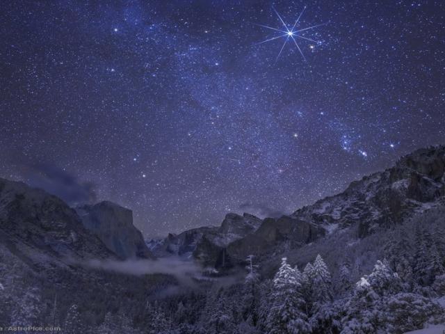 Yosemite Winter Night