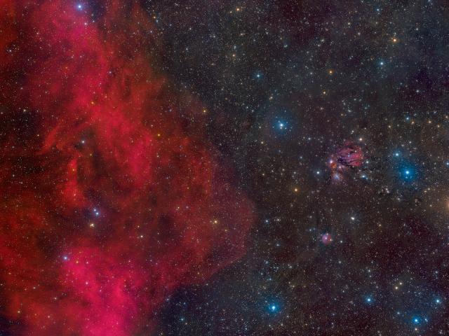 Barnard Stares at NGC 2170
