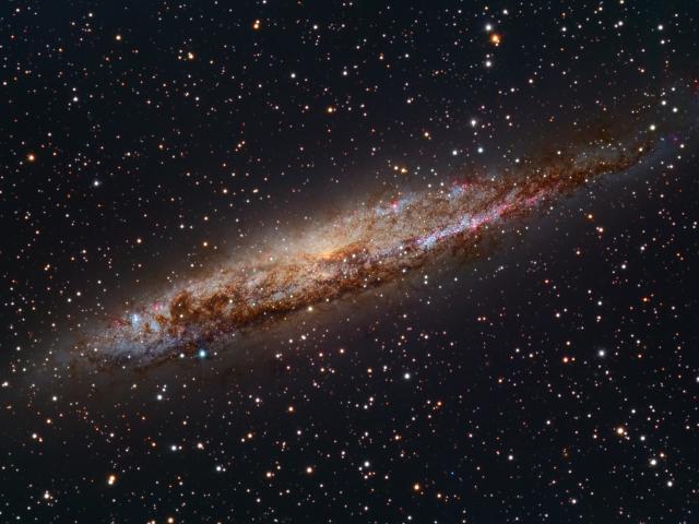 Nearby Spiral Galaxy NGC 4945